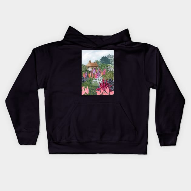 Lush Garden Kids Hoodie by Sarah Gesek Studio